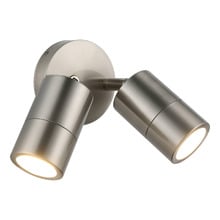 Fremantle Stainless Steel Outdoor Wall Spotlight